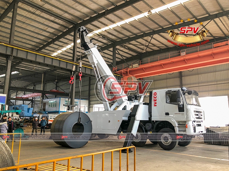 40 Tons Heavy Duty Rotator Wrecker IVECO - Towing Test 2 40 Tons Heavy Duty Rotator Wrecker IVECO - Towing Test 2